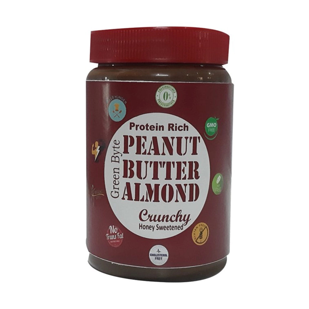 Peanut Almond Butter - Honey Sweetened - Crunchy-1